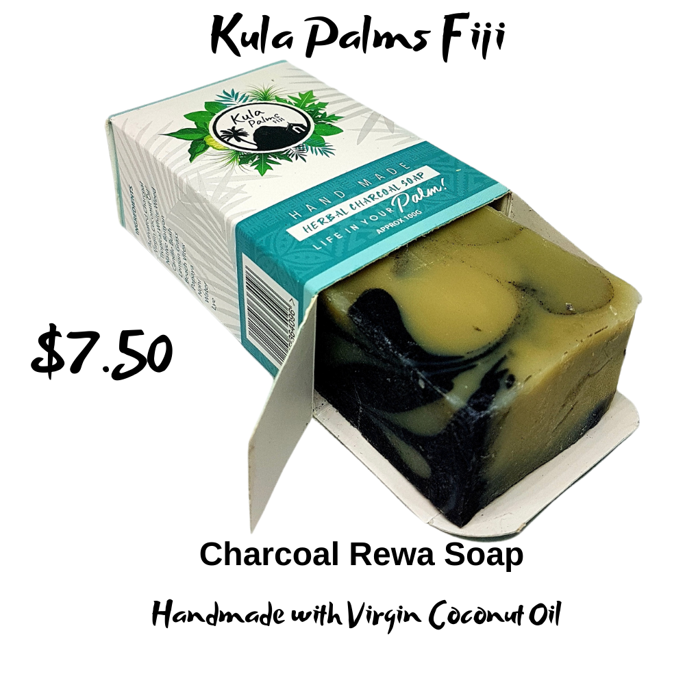 Herbal Charcoal Soap - Infused with Coconut Oil