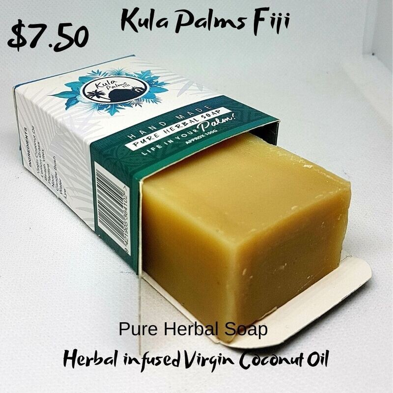 Pure Herbal Soap - Infused with Coconut Oil - Organic Skincare