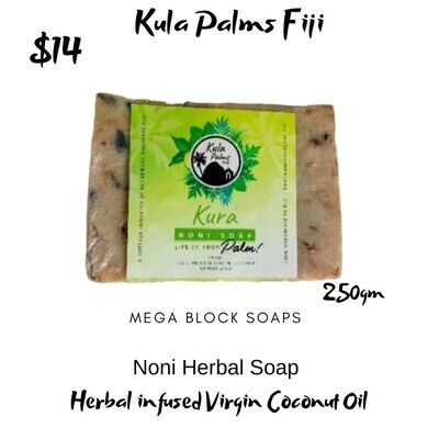 Kura (Noni) - Mega Soap Bar - Infused with Coconut Oil