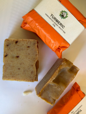 TURMERIC BARS - Pure Coconut &amp; Turmeric Soap