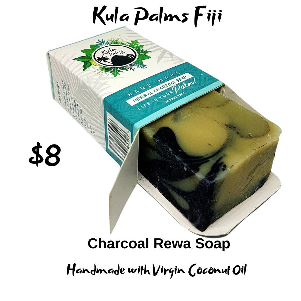 Herbal Charcoal Soap - Infused with Coconut Oil