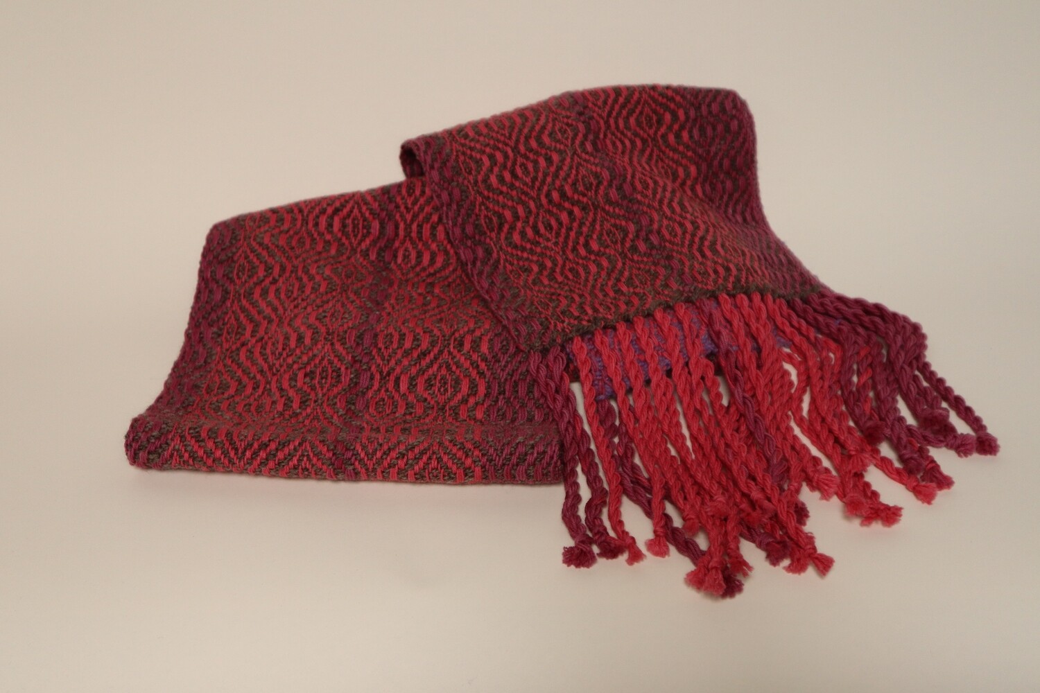Cochineal dyed scarf