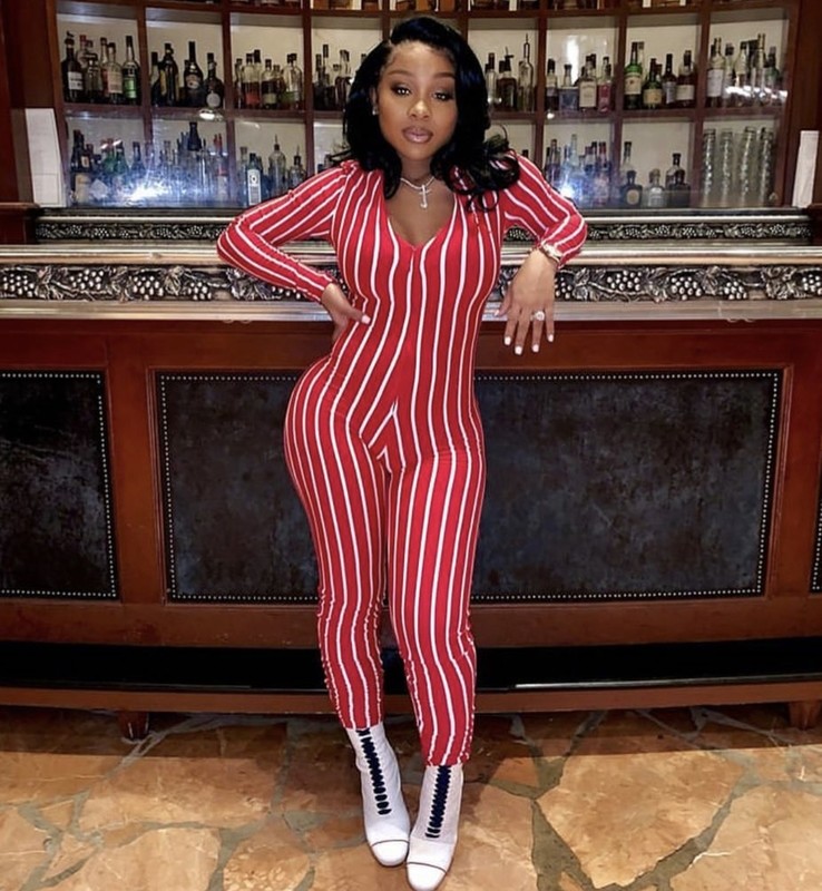 Striped cat suit