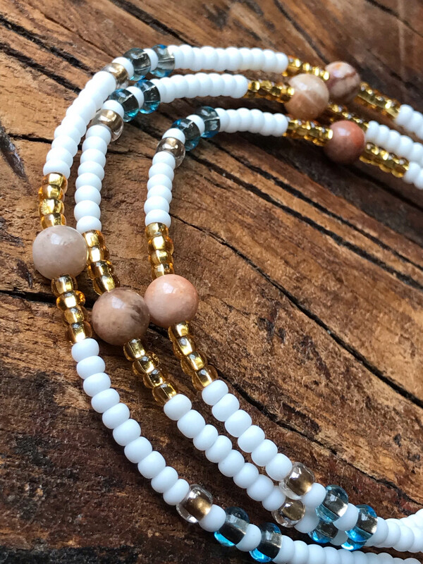 Anklet with Sunstone 