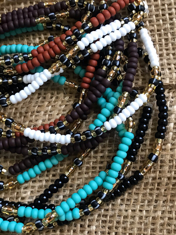 Anklets: Root • Throat • Crown Chakra