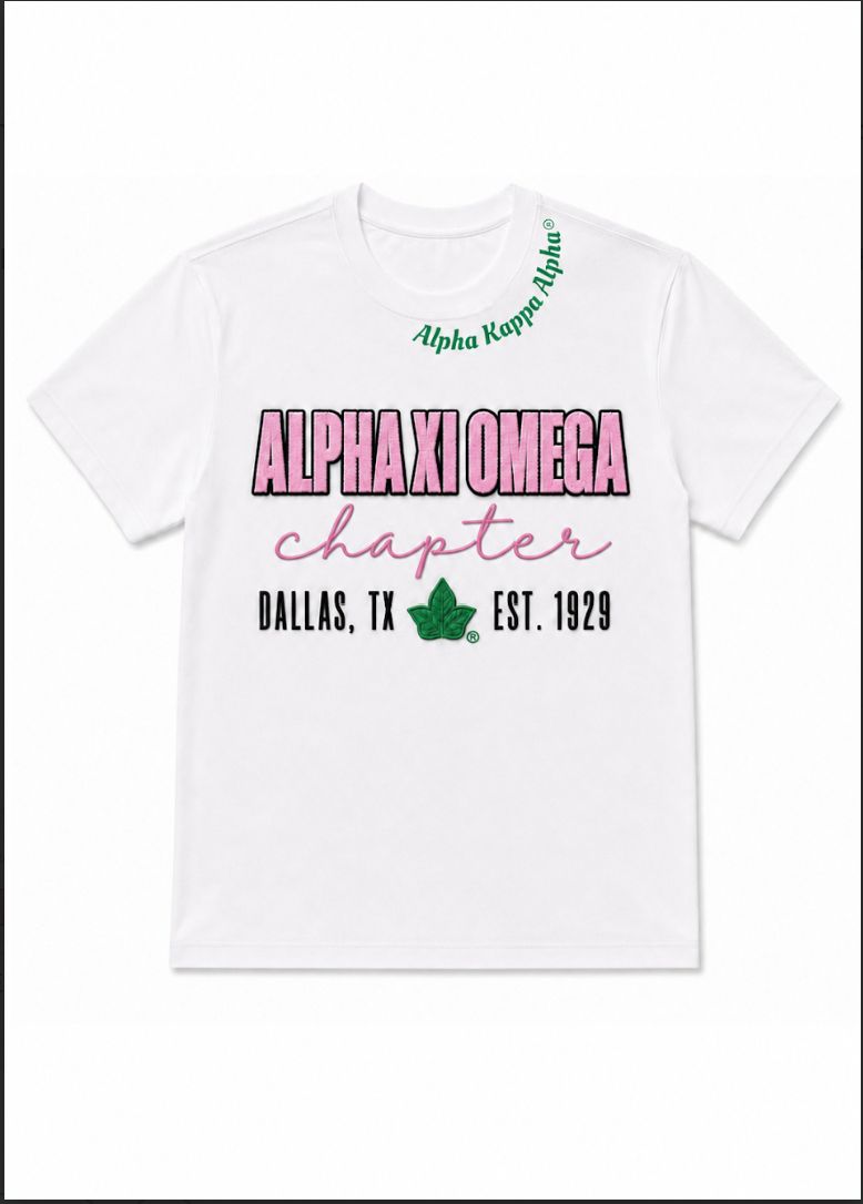 Alpha Xi Omega Chapter T-Shirt 2XL - 4XL ($43 + Transaction Fee)