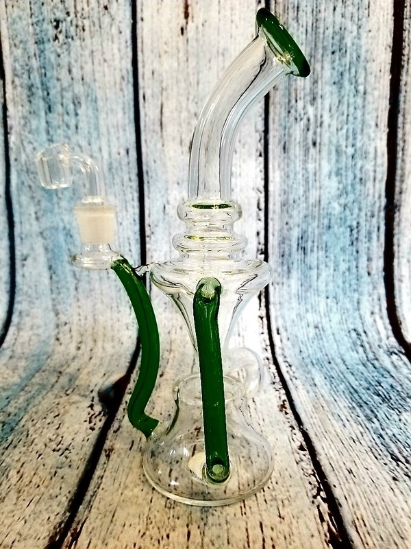 WATERPIPE 2 GREEN ARM RECYCLER