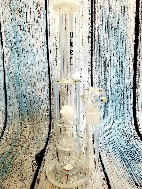 WATERPIPE UFO PERC WHITE