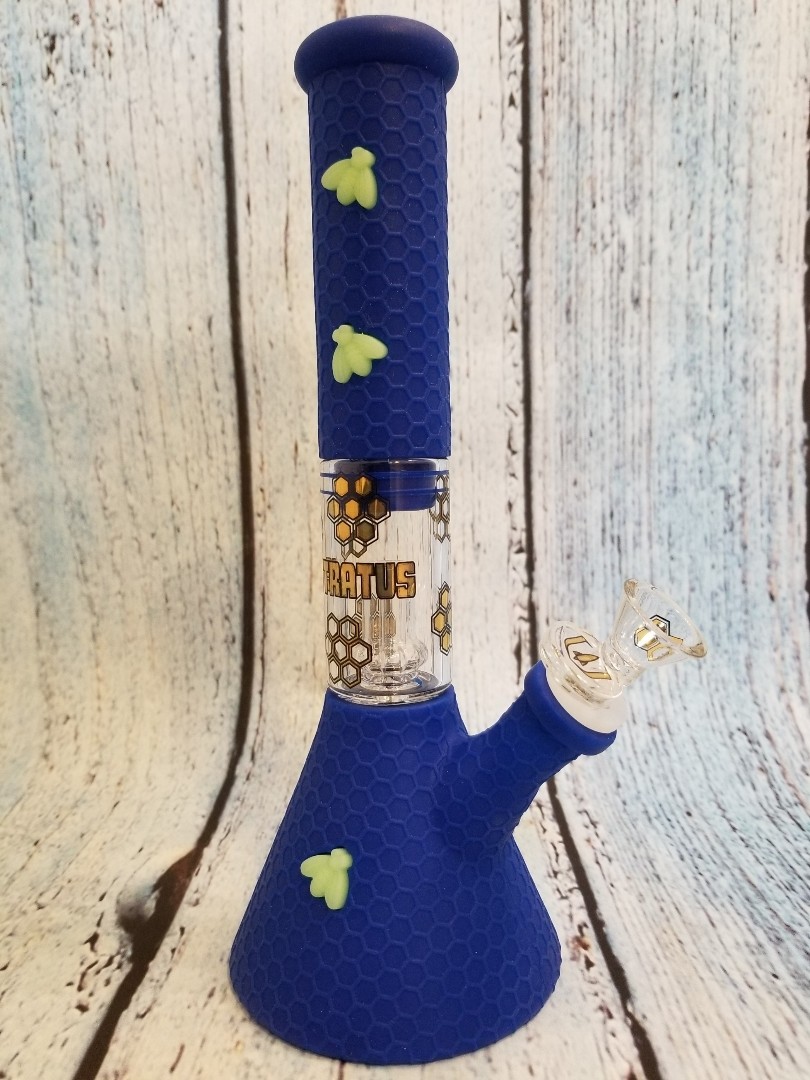 SILICONE/GLASS BEAKER WATERPIPE