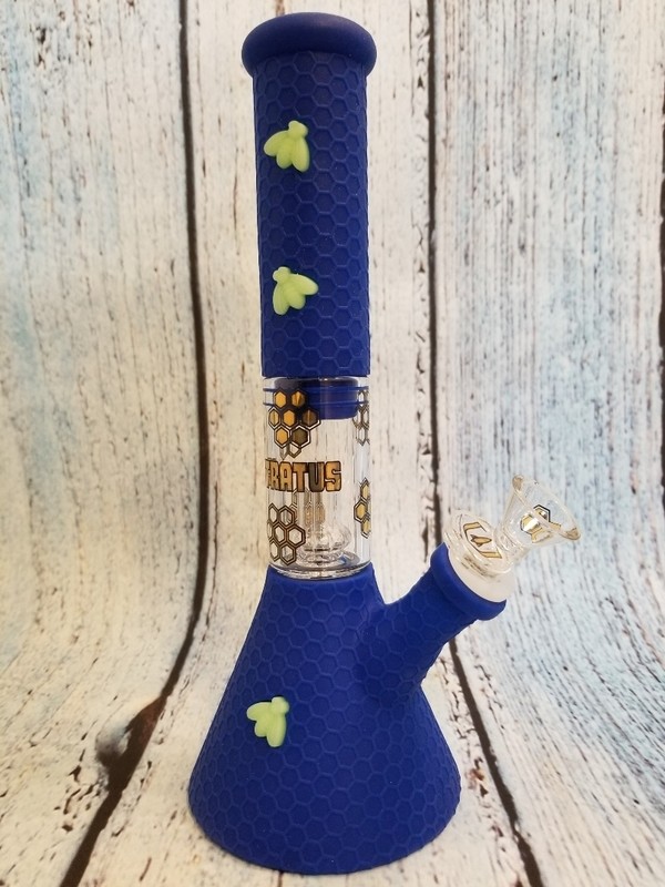 SILICONE/GLASS BEAKER WATERPIPE