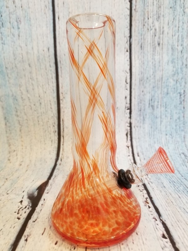 WATERPIPE ORANGE CLASSIC BEAKER