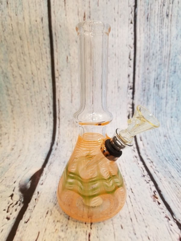 WATERPIPE SMAL ORANGE/GREEN CLASSIC