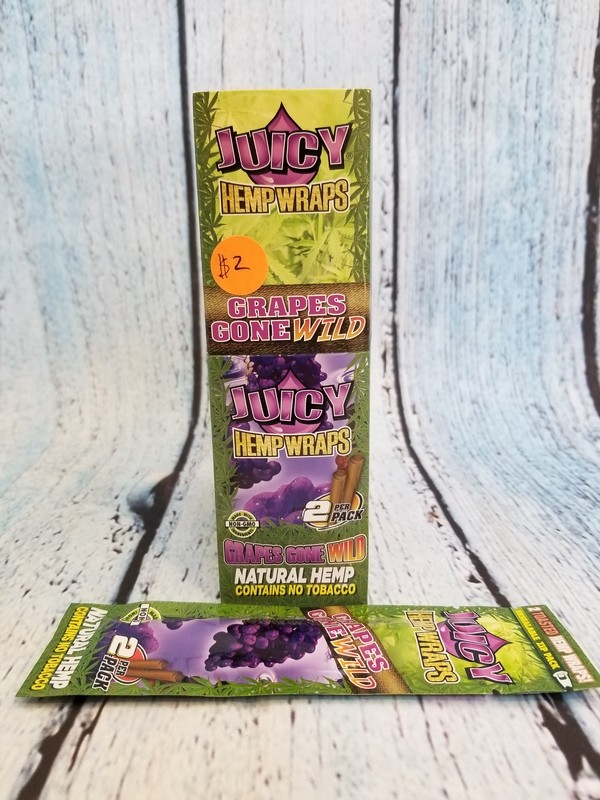JUICY NATURAL HEMP WRAPS GRAPES GONE WILD