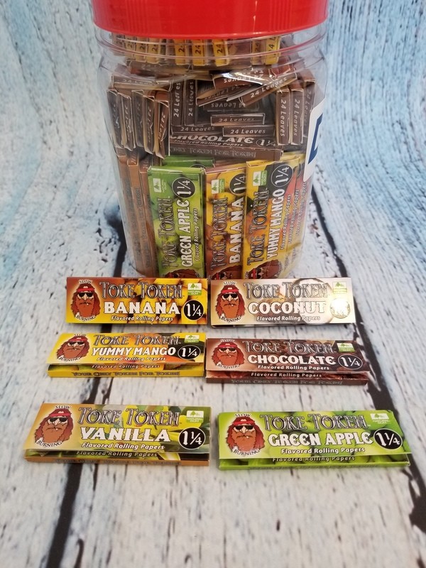 Toke Token flavored 1 1/4 papers