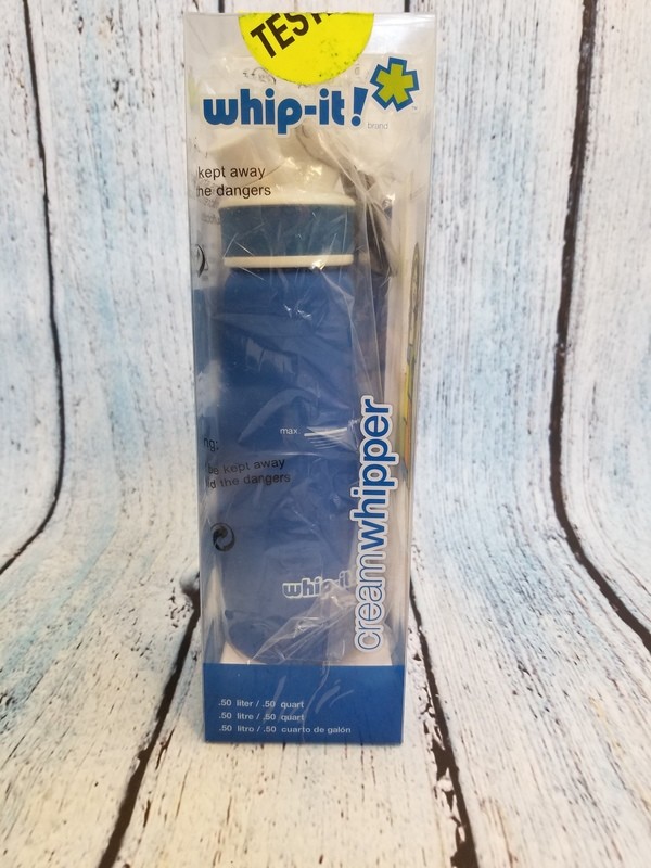 1/2 QUART CREAM WHIPPER BLUE