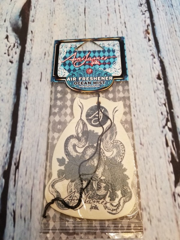 AMI JAMES INC TATOO DESIGN CAR AIR FRESHENER OCEAN MIST