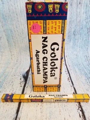 Goloka Nag Champa box