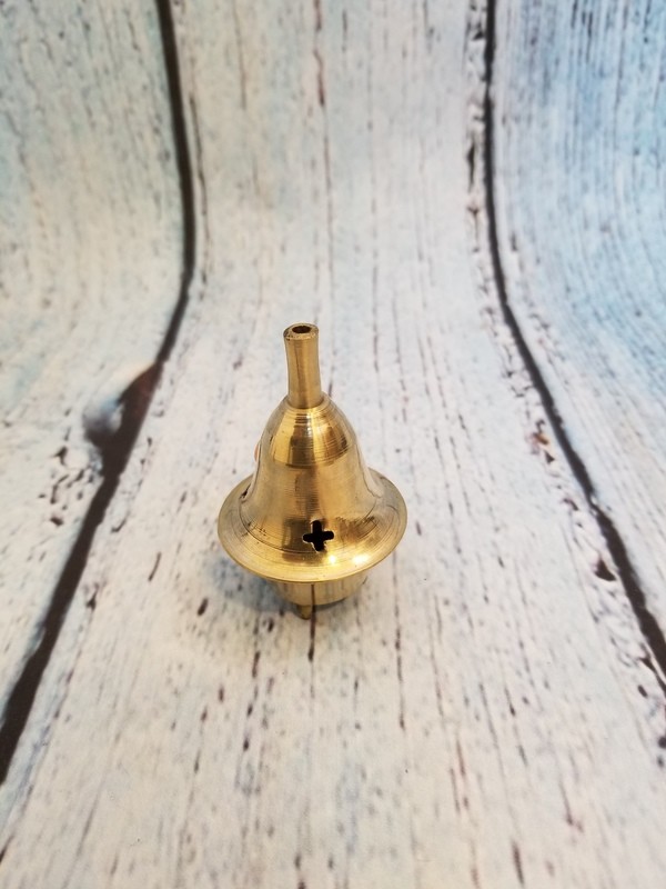 medium metal incense holder