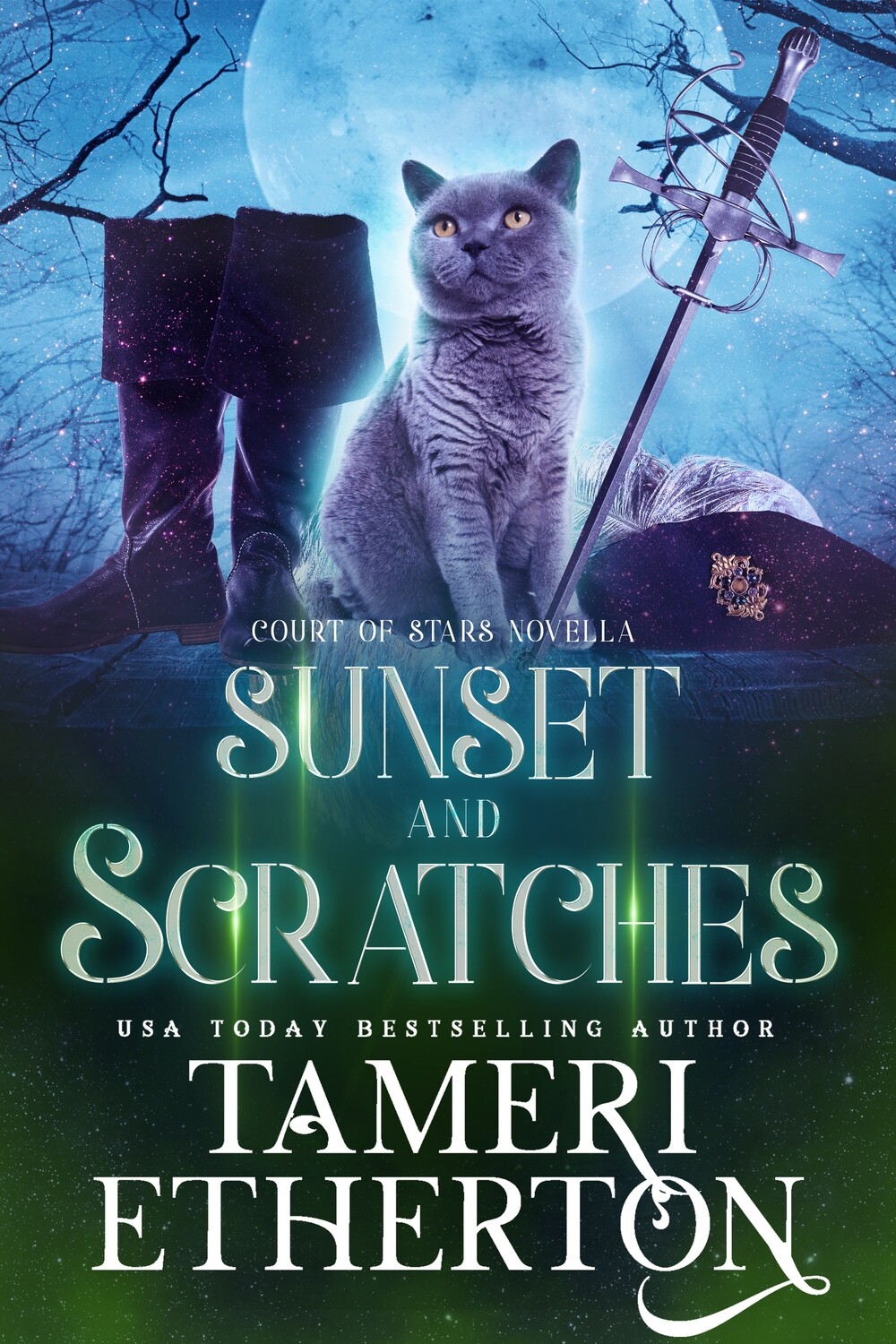 Sunset in Scratches