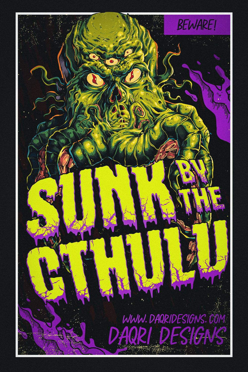 Beware! (Set of 3)