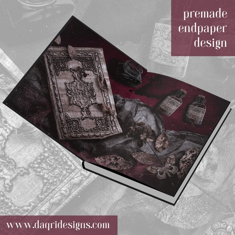 Dark Spells End Paper Design