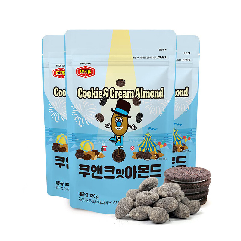Almendras de Cookies and Cream(Tipo Oreo)