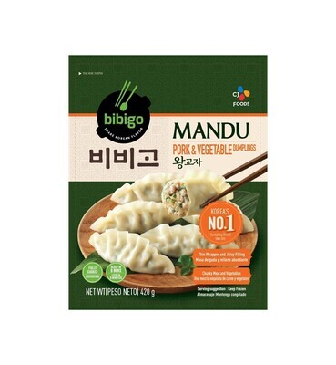 Mandu Cerdo/Camaron/Kimchi/Japchae (Dumplings-Gyozas)
