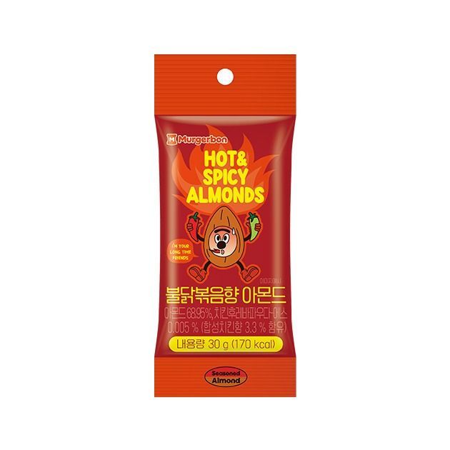 Almendras Hot & Spicy (Sabor Pollo Picante Coreano)
