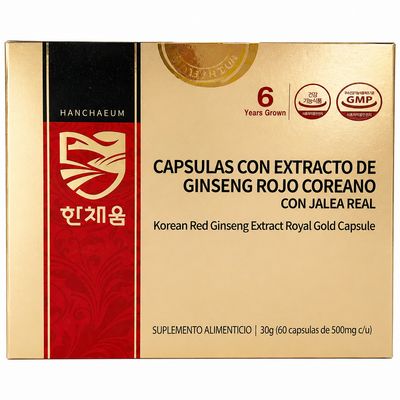 Ginseng Rojo Royal Gold 500mg