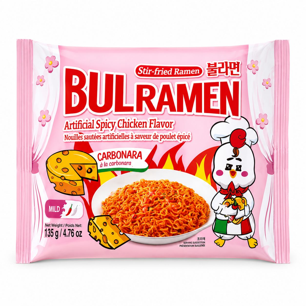 Bulramen (Carbonara, Hot and Spicy, Jjajang)