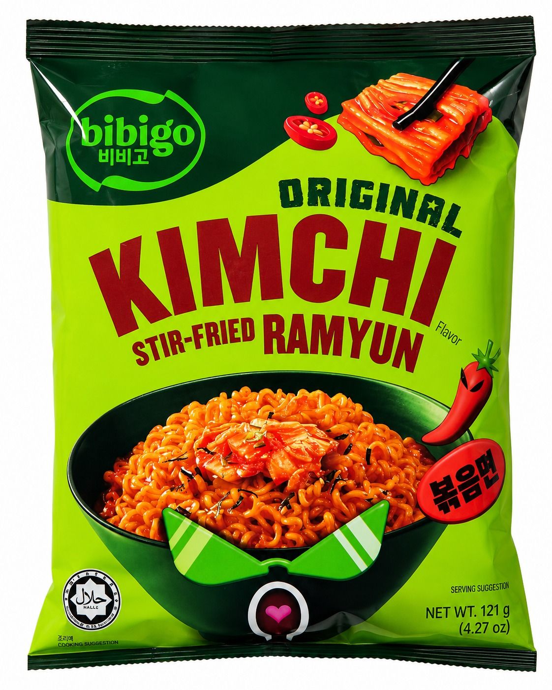 Ramen Bibigo StirFry (Topokki, K-Chicken, Kimchi)