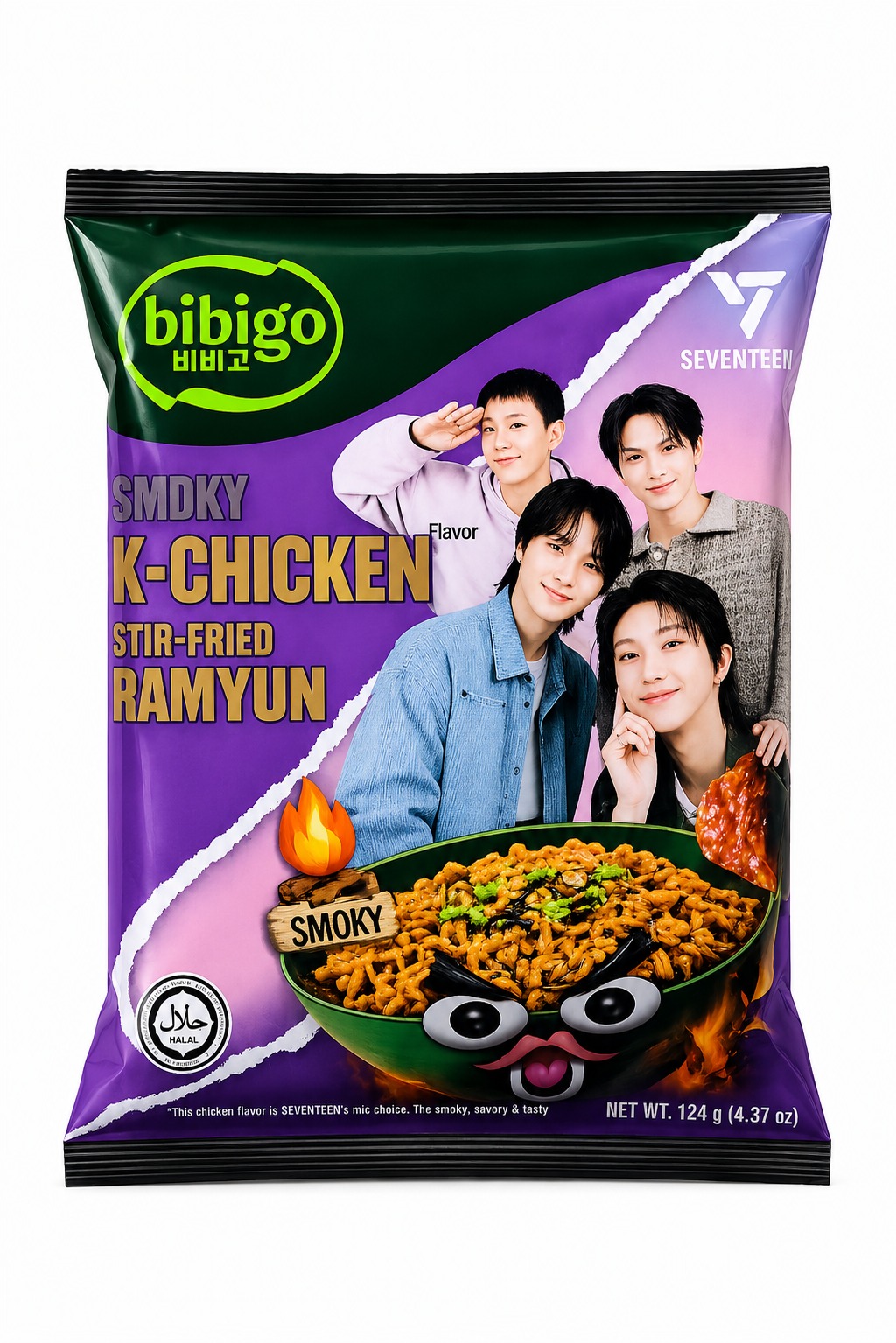 Ramen Bibigo StirFry (Topokki, K-Chicken, Kimchi)
