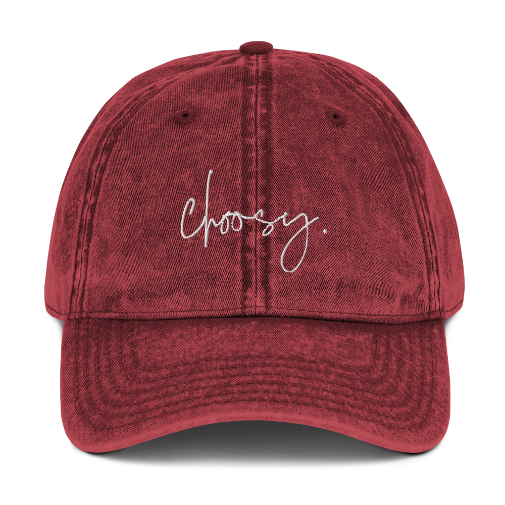 Choosy Vintage Cotton Dad Hat Choosy Vintage Cotton Dad Hat