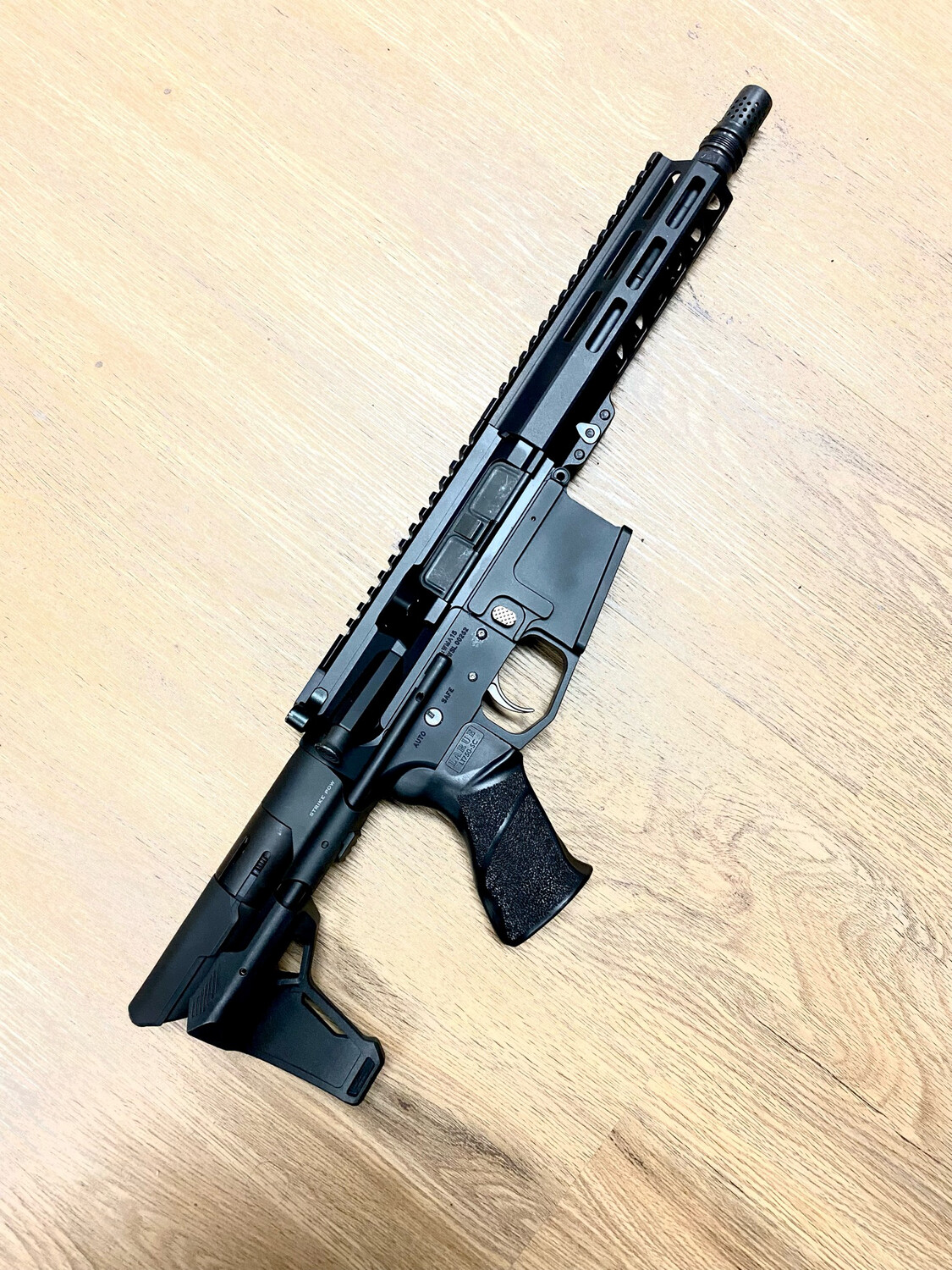 Custom AR 15 Tier 2 Billet Receiver Pistol 8”