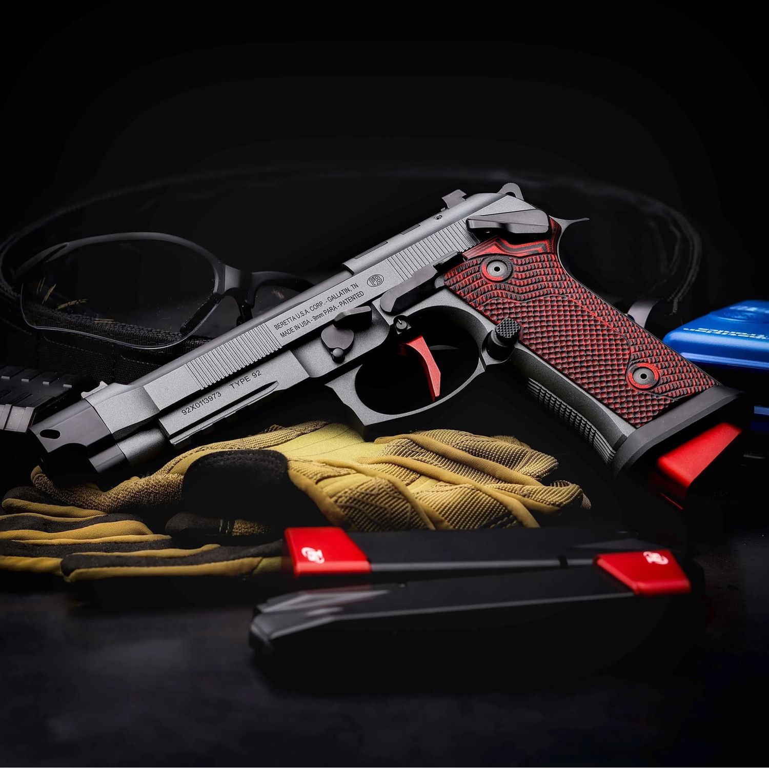 BERETTA 92XI GARA 9MM 5.1&quot; 22-RD SEMI-AUTO PISTOL