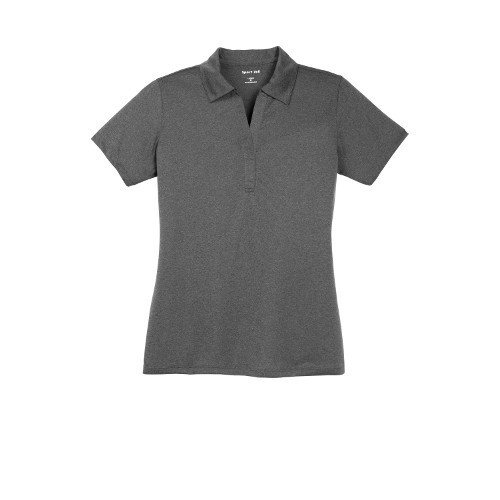 Sport-Tek® Ladies Heather Contender™ Polo, Color Choices: Graphite Heather
