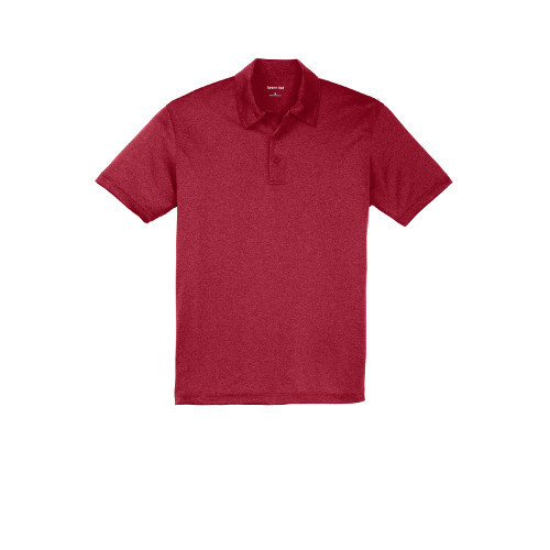 Sport-Tek® Heather Contender™ Polo, Color: Cardinal Heather