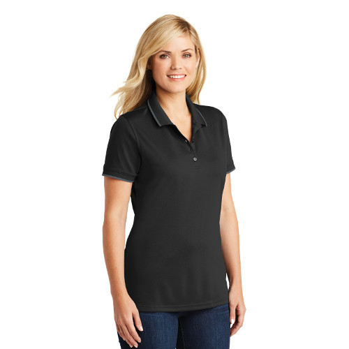 Port Authority® Ladies Dry Zone® UV Micro-Mesh Tipped Polo