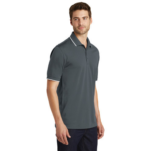 Port Authority® Dry Zone® UV Micro-Mesh Tipped Polo
