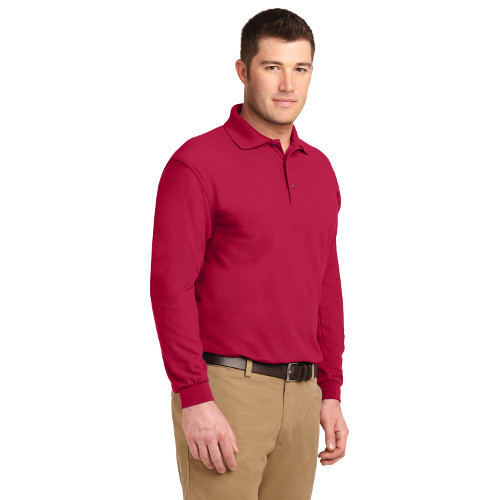 Port Authority® Silk Touch™ Long Sleeve Polo