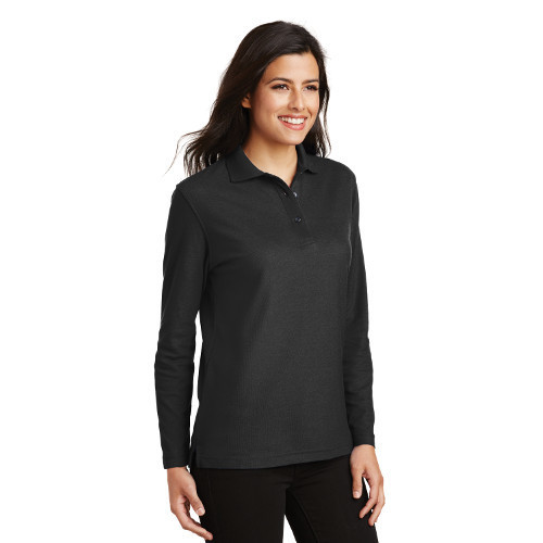 Port Authority® Ladies Silk Touch™ Long Sleeve Polo