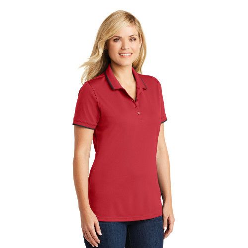 Port Authority® Ladies Dry Zone® UV Micro-Mesh Tipped Polo