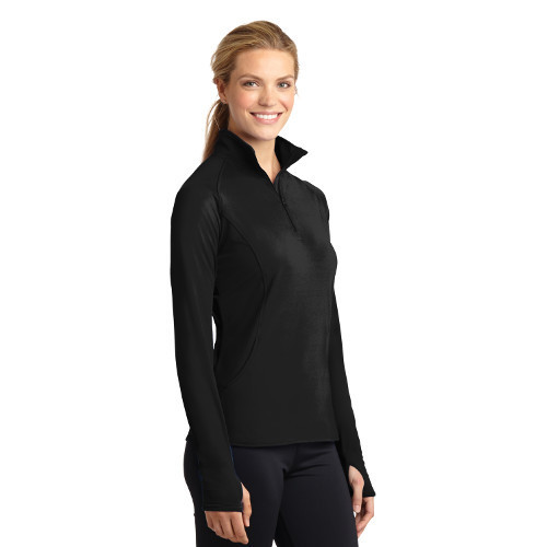 Ladies Sport-Wick® Stretch 1/2-Zip Pullover