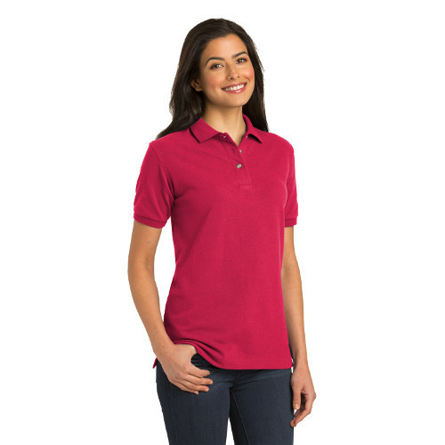 Ladies Heavyweight Cotton Pique Polo