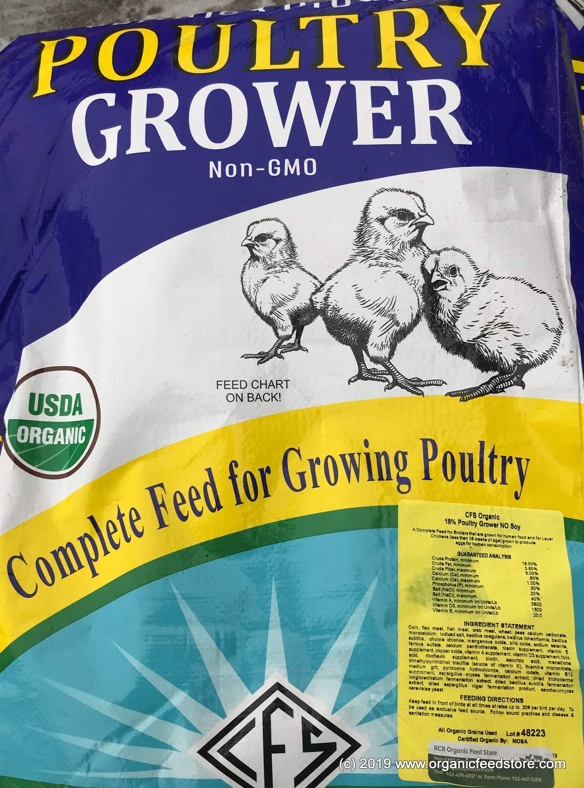 Soy Free Grower Organic Feed RCR Organic Feedstore near Twin Cities MN