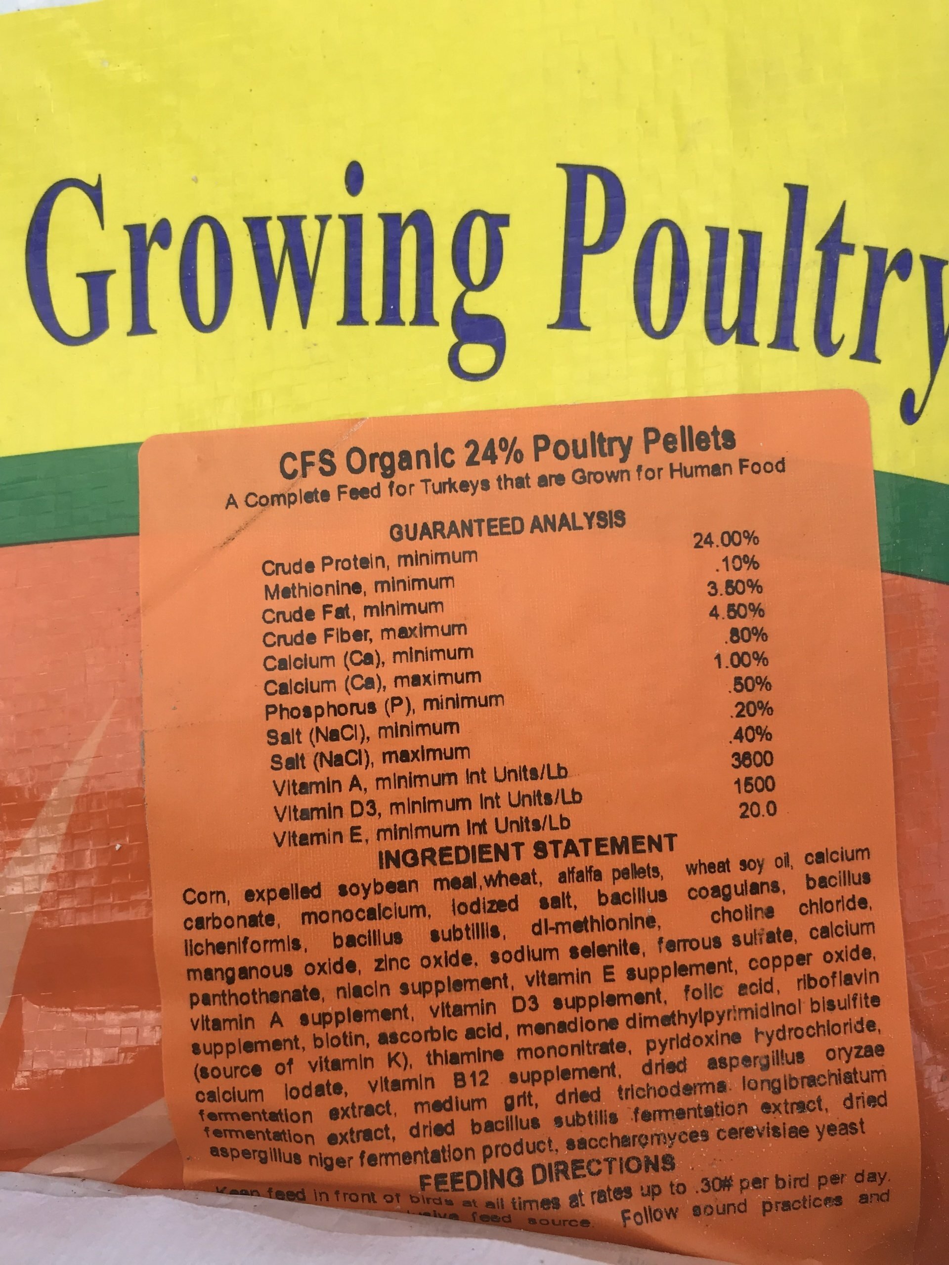Turkey Poultry Starter 24 Ground