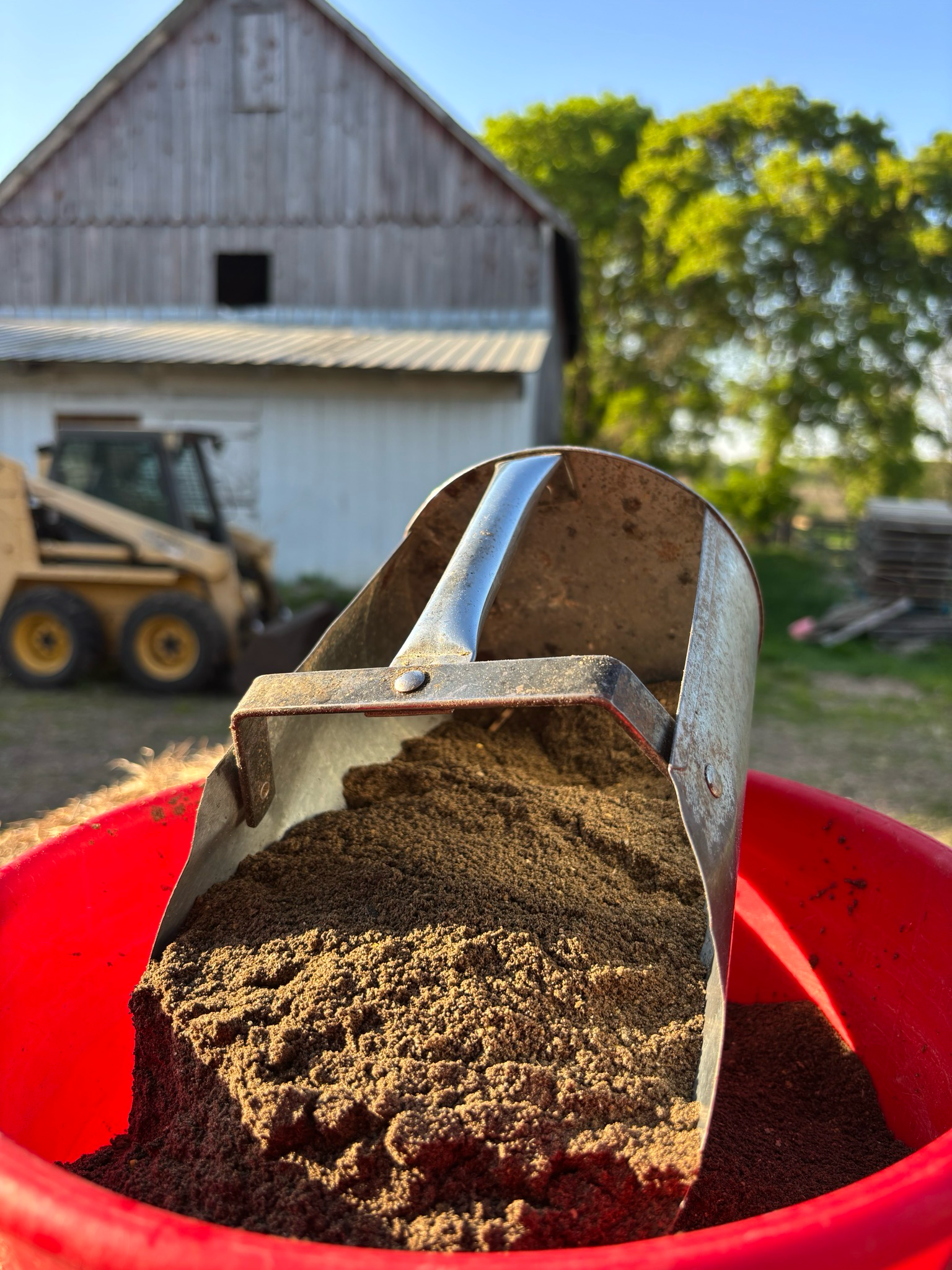 Feed tag organic certified Sunflower Meal RCR Organic Feed Store