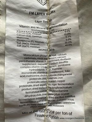 Layer Pre-Mix Minerals Layer Pre-Mix Minerals