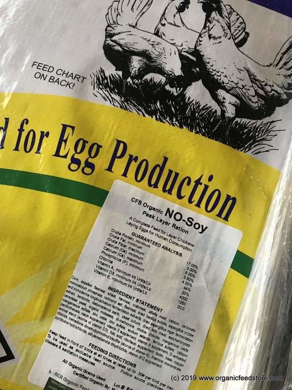 Soy Free Organic Layer Feed No Soy Organic Layer Feed