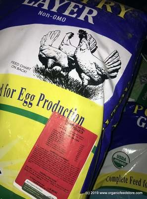Soy-Free Organic Layer 17 Pelleted Feed 40 lb bag - Certified Organic Non-GMO